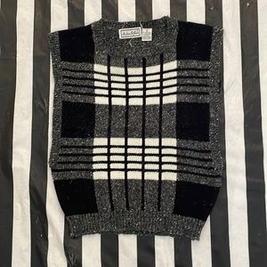Vintage Andrew St John Sz S Wool/ Acrylic Blend Sweater Vest